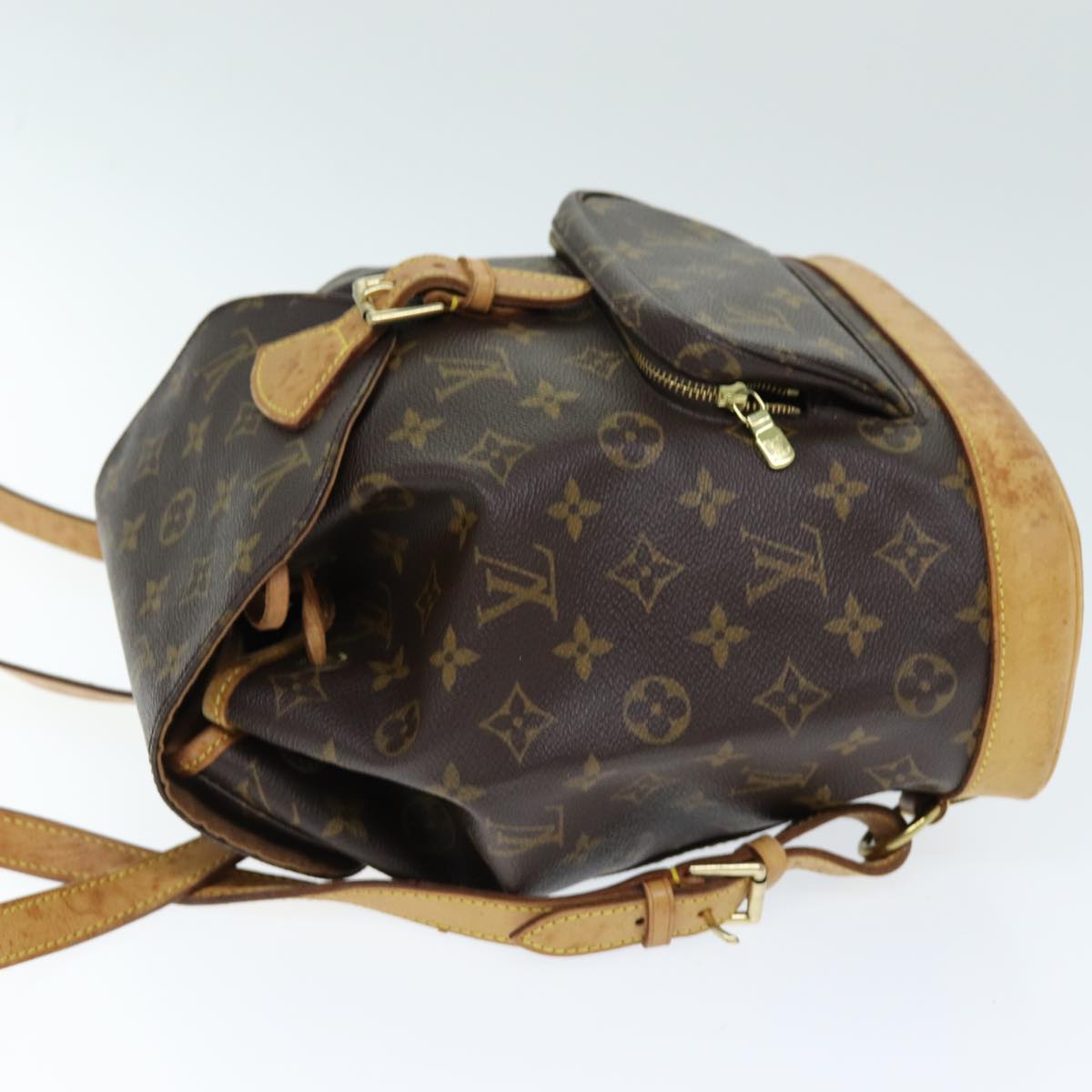 LOUIS VUITTON Monogram Montsouris MM Backpack M51136 LV Auth 73540