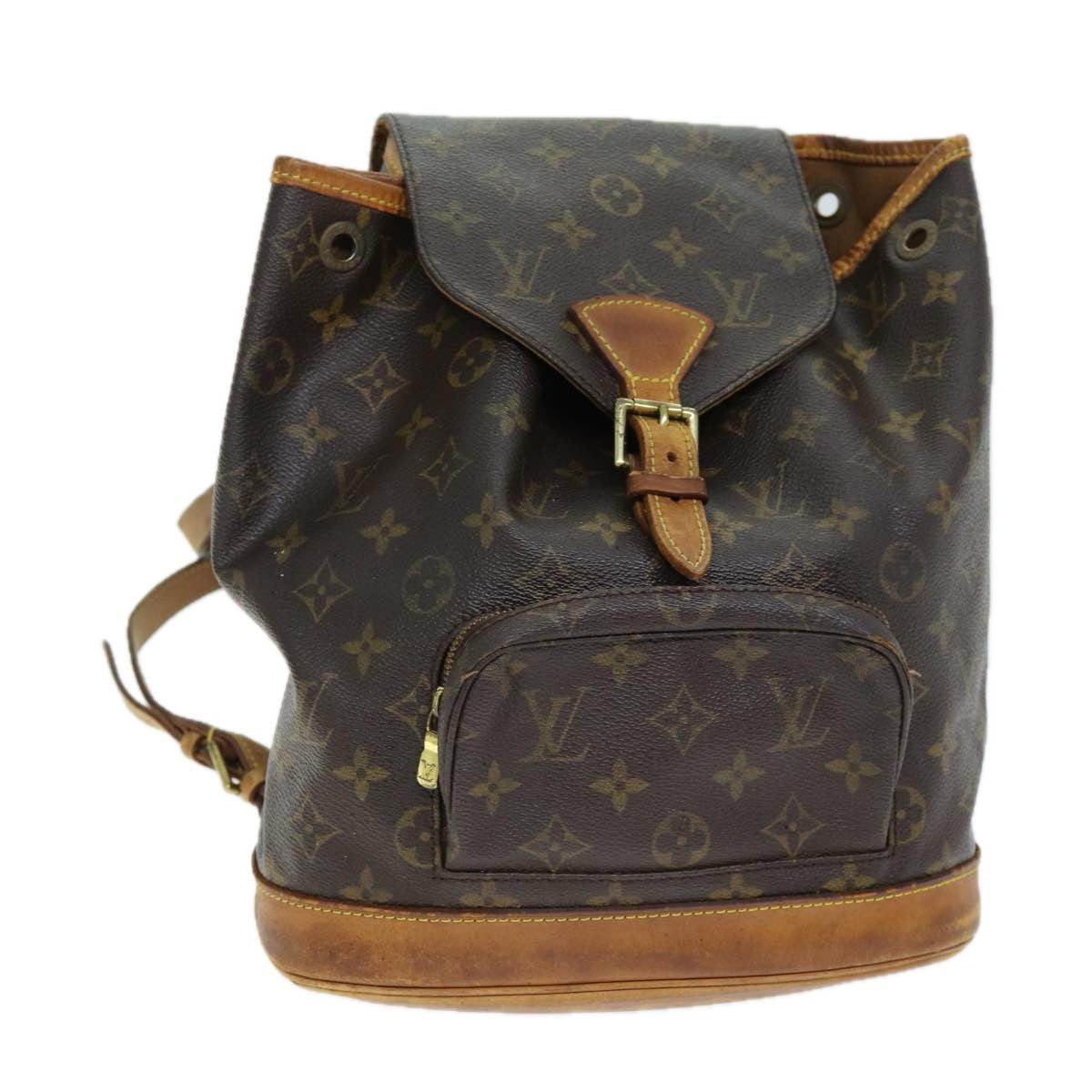 LOUIS VUITTON Monogram Montsouris MM Backpack M51136 LV Auth 73702