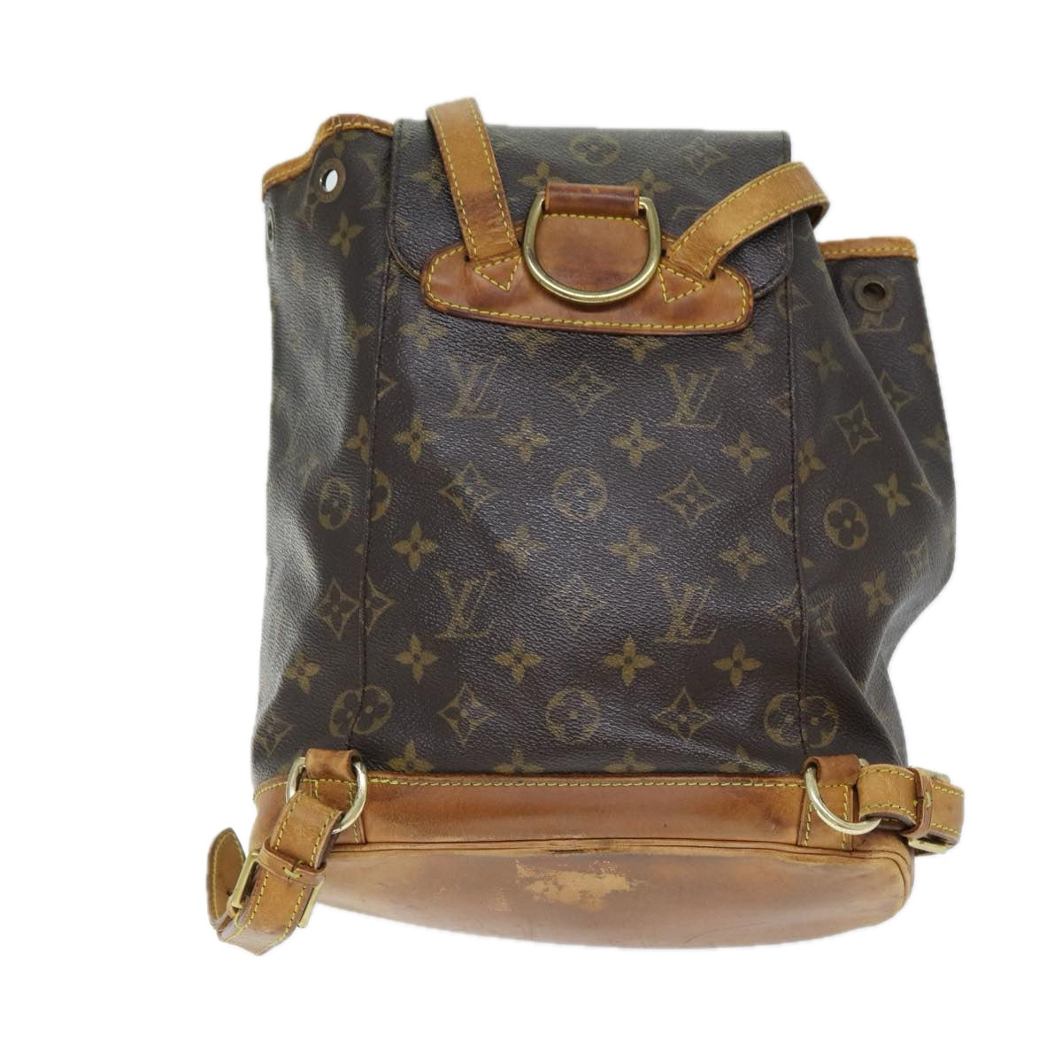 LOUIS VUITTON Monogram Montsouris MM Backpack M51136 LV Auth 73702