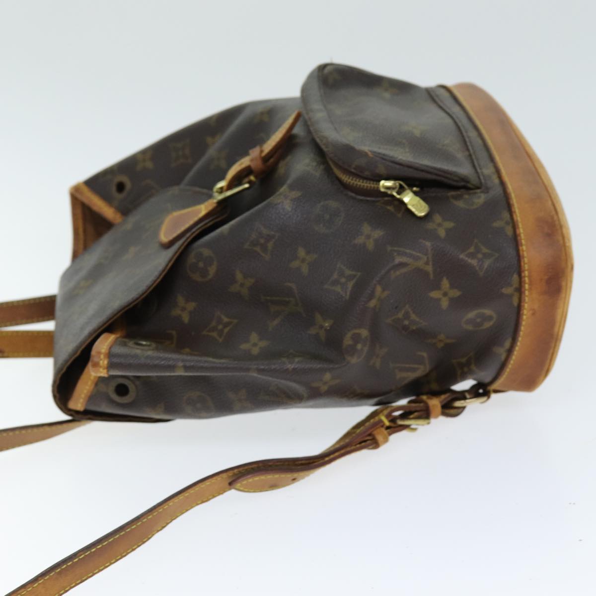 LOUIS VUITTON Monogram Montsouris MM Backpack M51136 LV Auth 73702