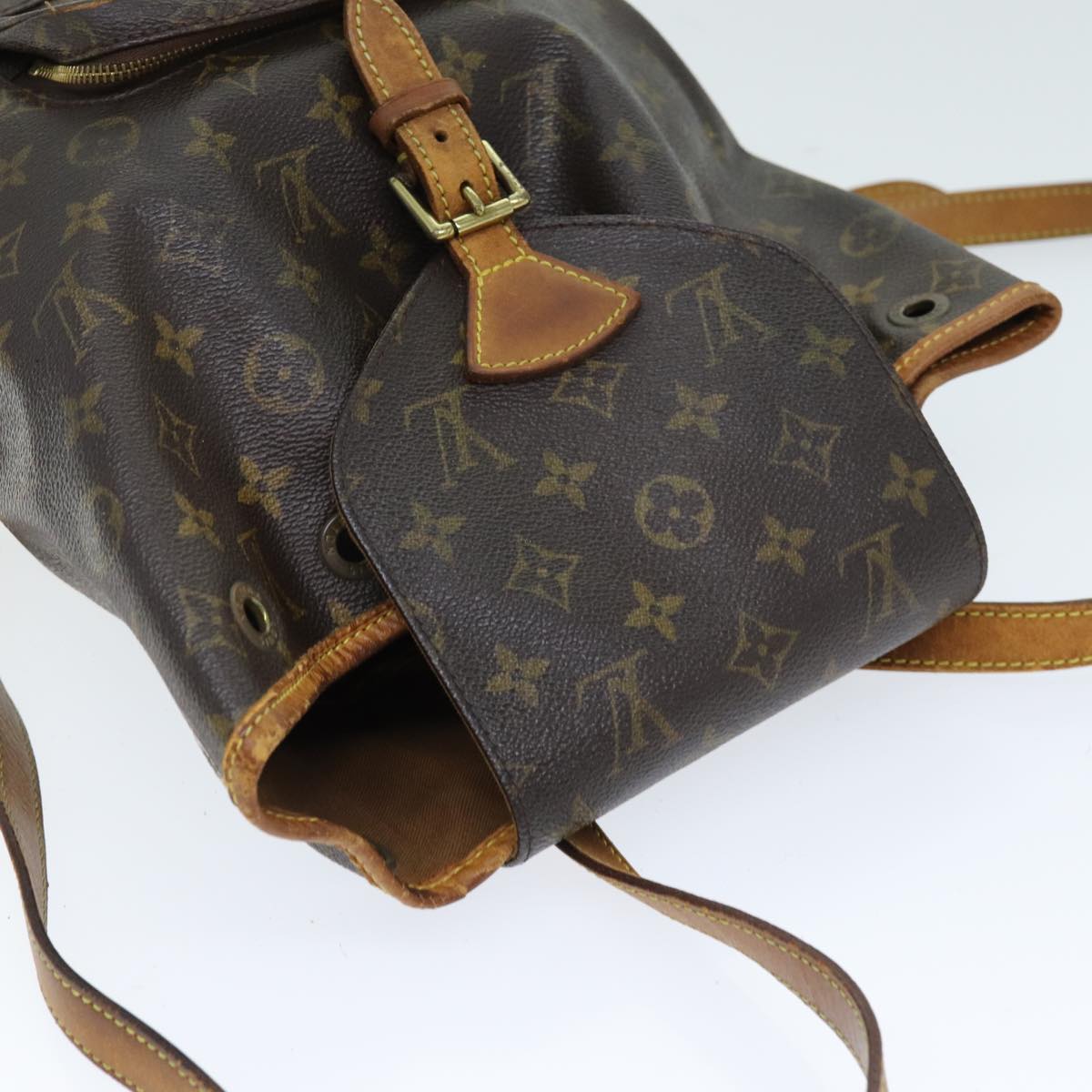 LOUIS VUITTON Monogram Montsouris MM Backpack M51136 LV Auth 73702