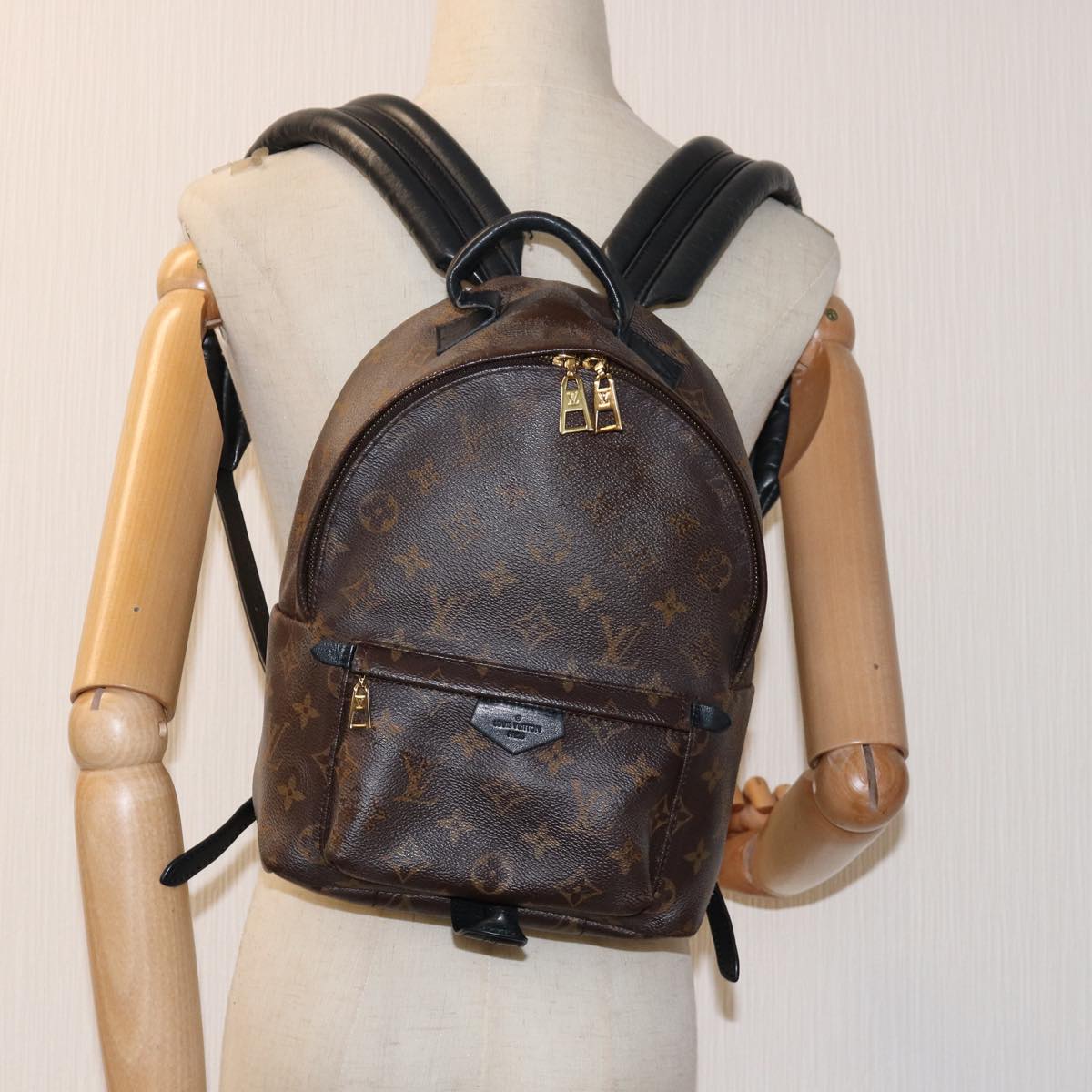 LOUIS VUITTON Monogram Palm Springs PM Backpack M41560 LV Auth 73715