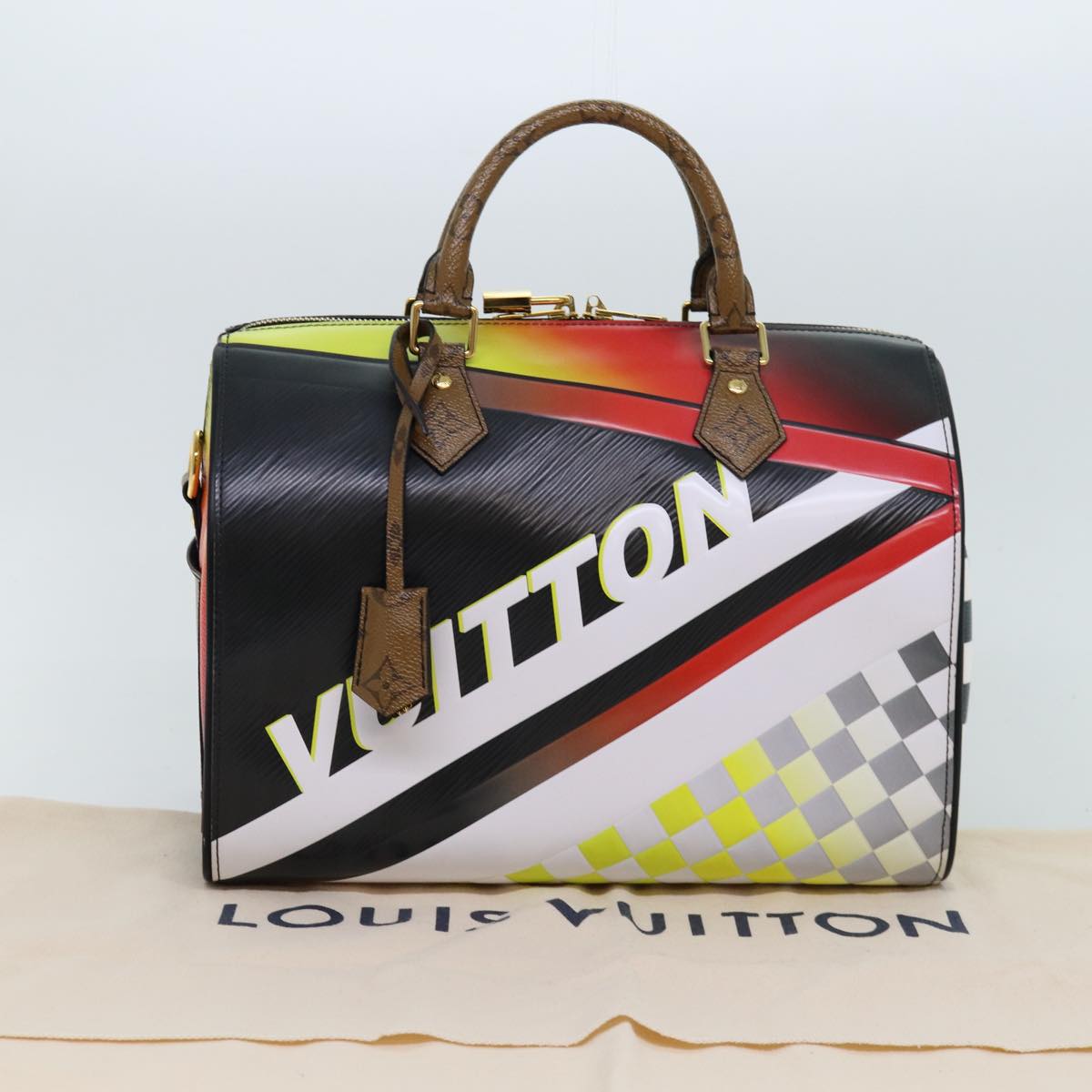 LOUIS VUITTON Epi Damier Speedy Bandouliere 30 Bag 2017 M51564 LV Auth 73747SAV