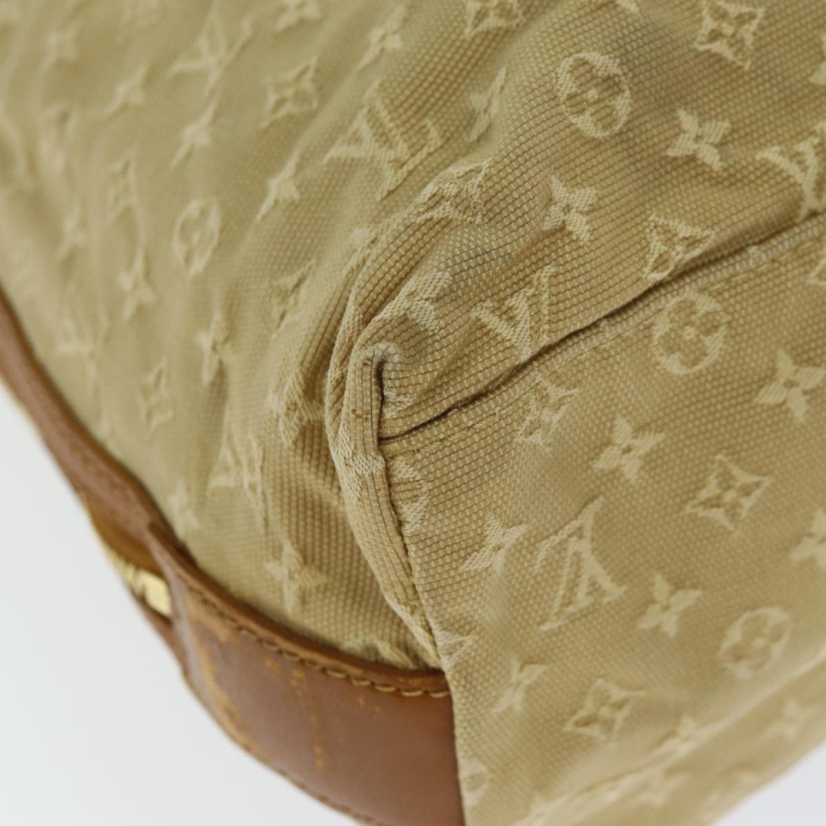 LOUIS VUITTON Monogram Mini Kabamari Kate Tote Bag Beige M92492 LV Auth 73754