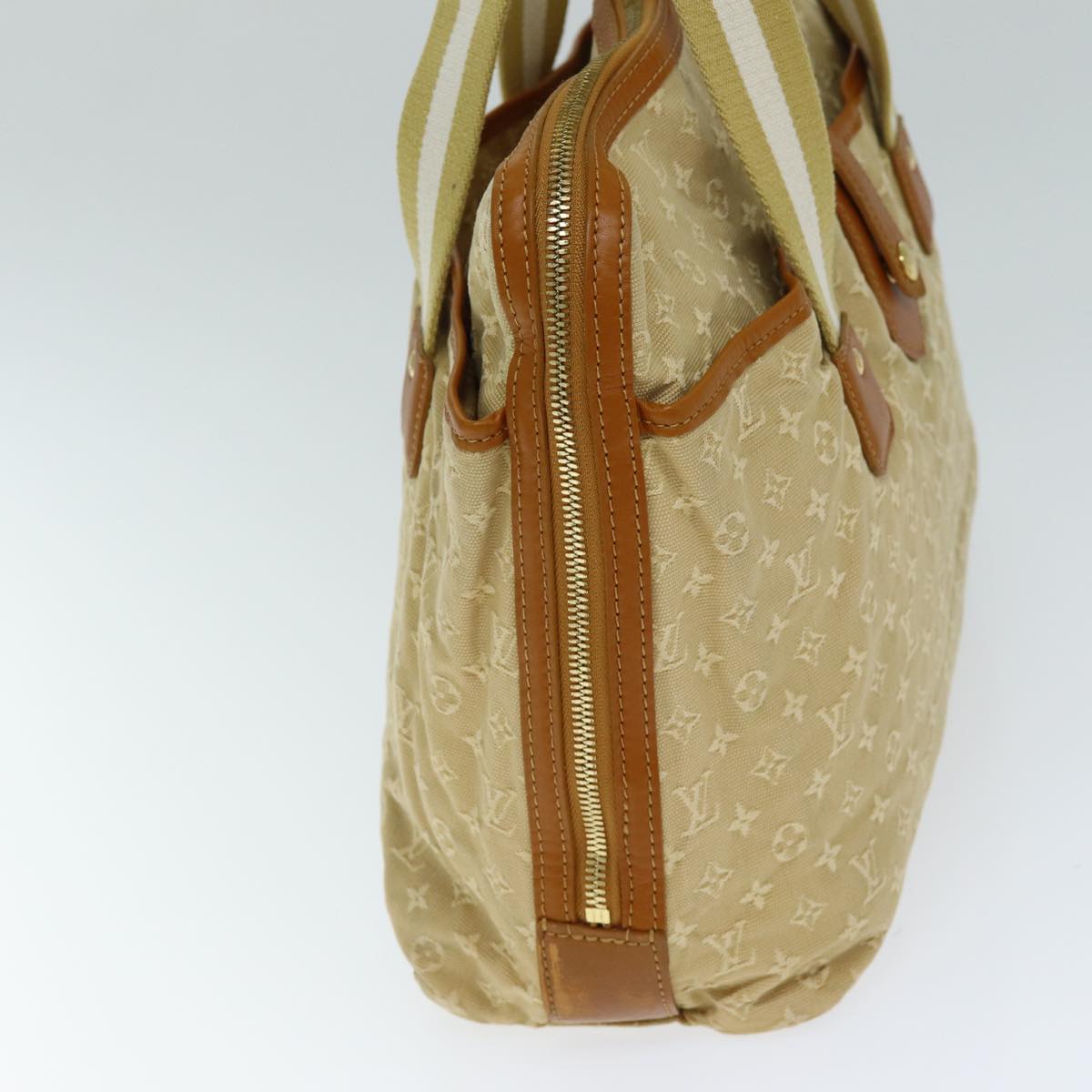 LOUIS VUITTON Monogram Mini Kabamari Kate Tote Bag Beige M92492 LV Auth 73754