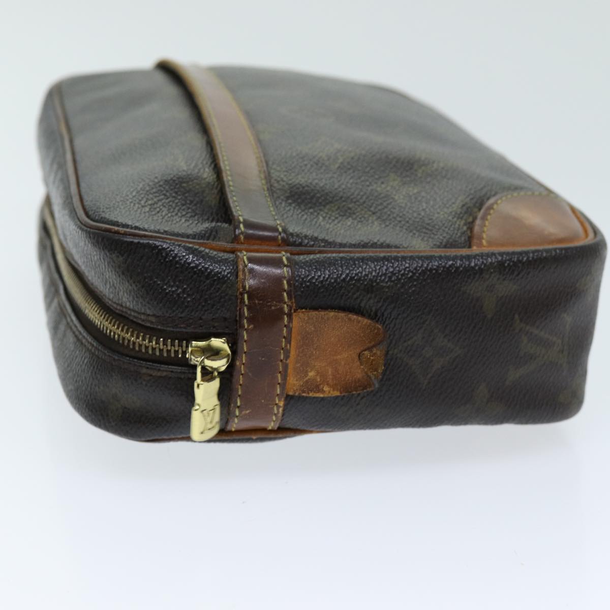 LOUIS VUITTON Monogram Compiegne 28 Clutch Bag M51845 LV Auth 73759