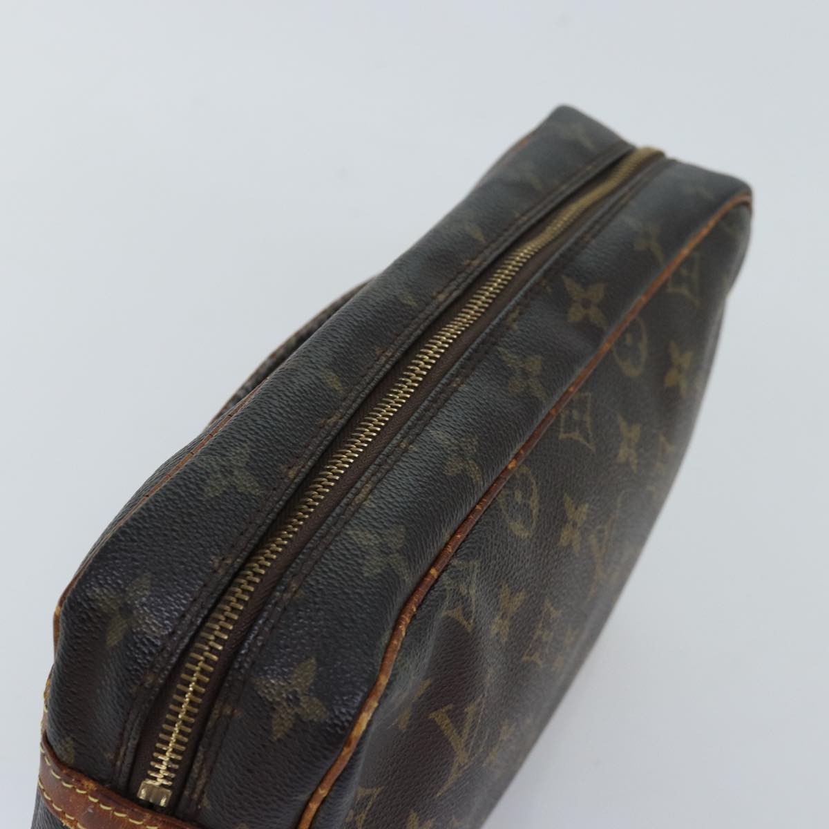 LOUIS VUITTON Monogram Compiegne 28 Clutch Bag M51845 LV Auth 73760