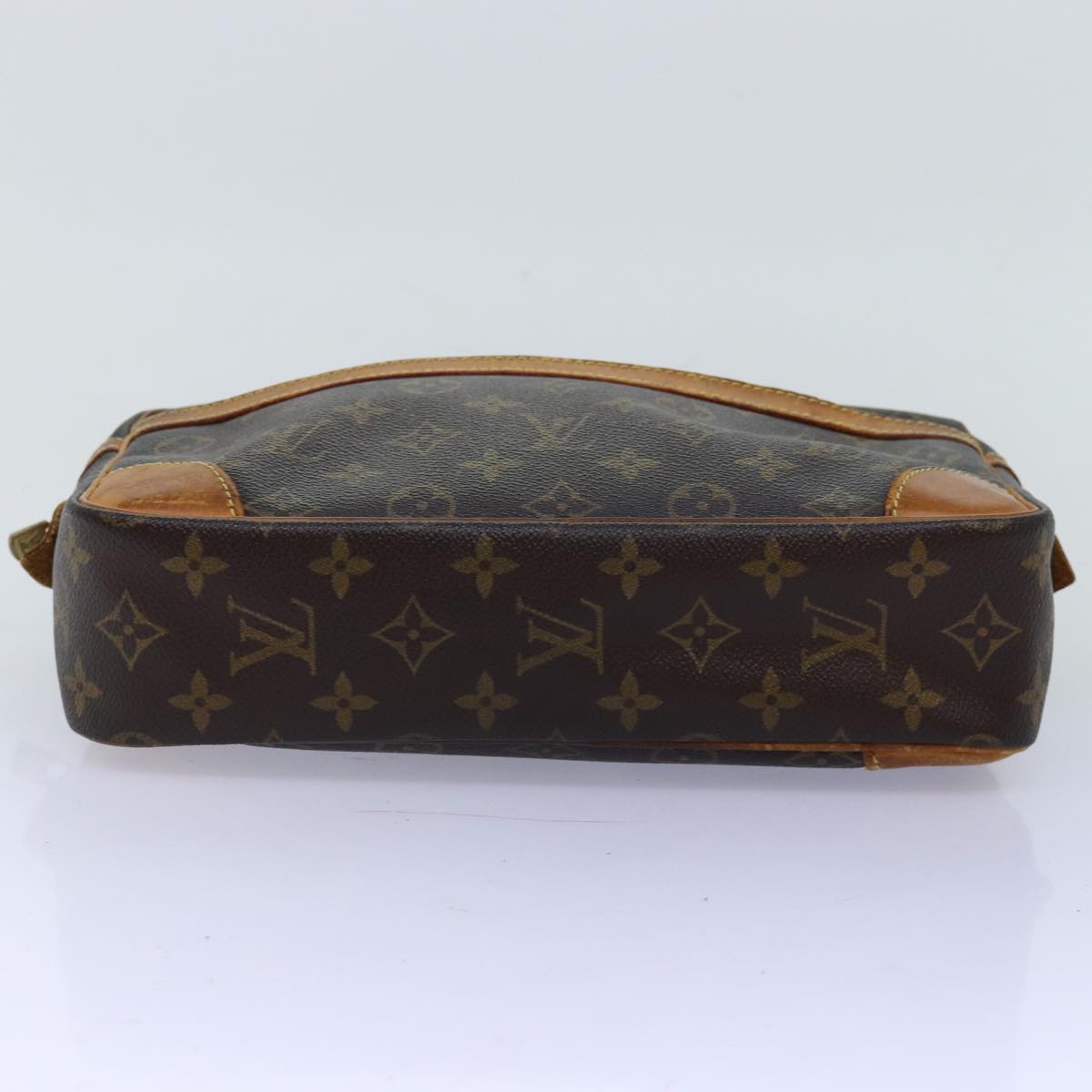LOUIS VUITTON Monogram Compiegne 28 Clutch Bag M51845 LV Auth 73760