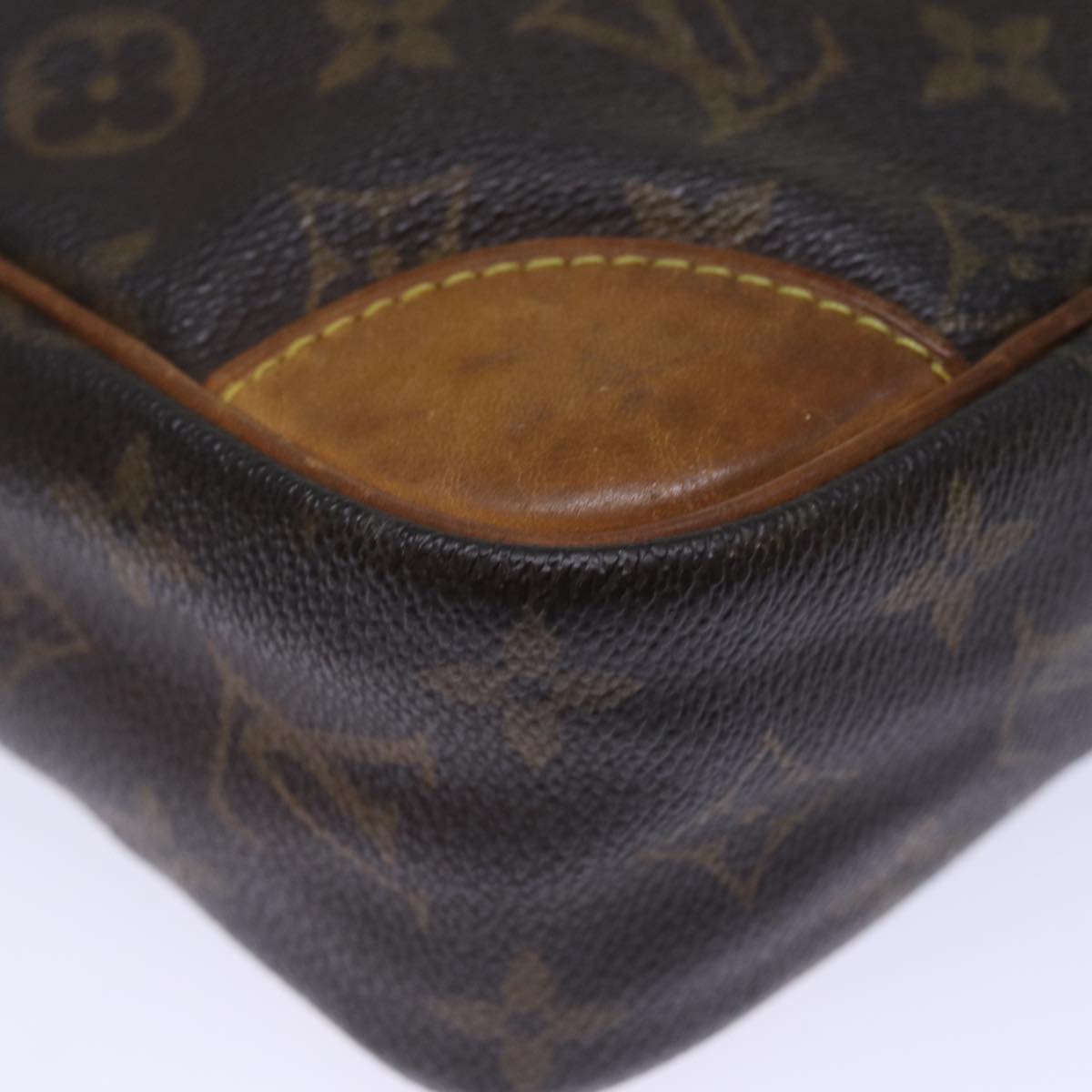 LOUIS VUITTON Monogram Compiegne 28 Clutch Bag M51845 LV Auth 73763