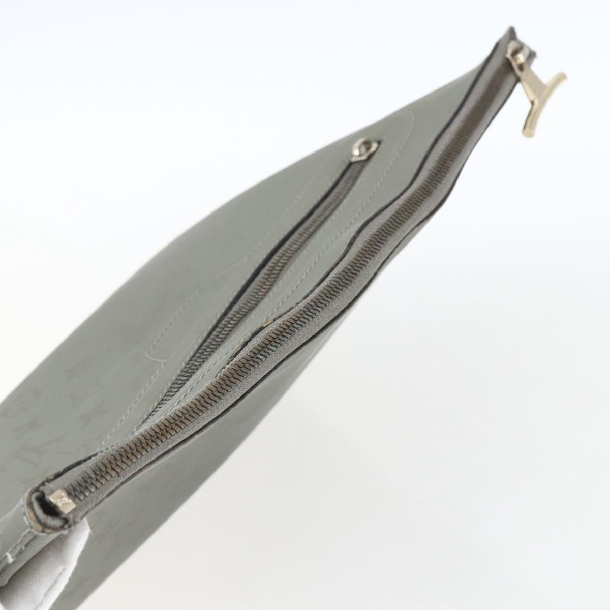 LOUIS VUITTON Monogram Titanium Pochette Cosmos Bag Gray M63240 LV Auth 73801