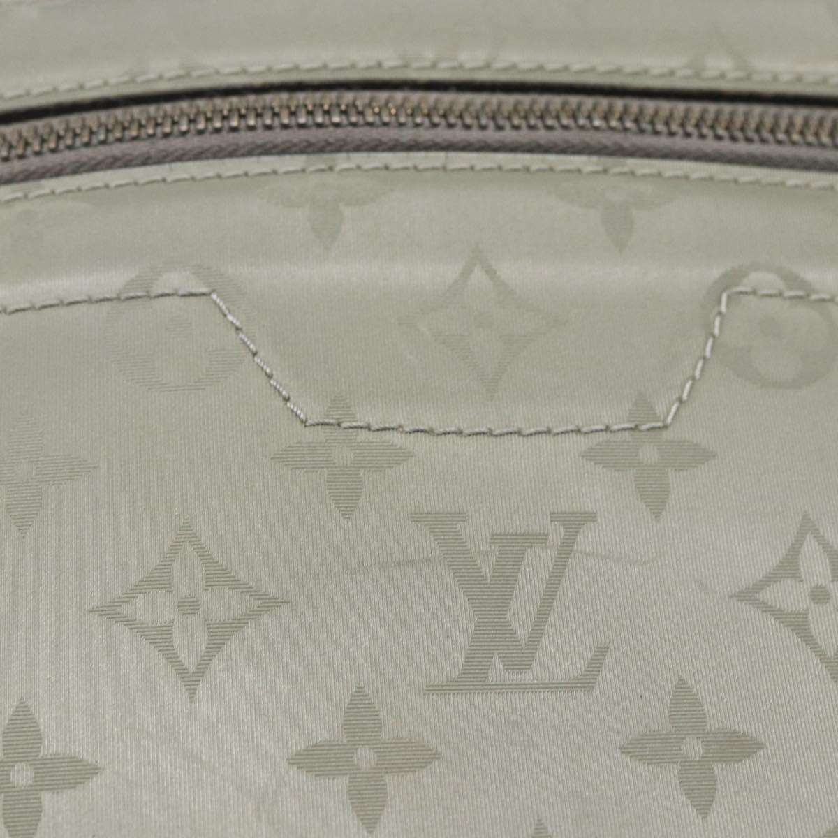 LOUIS VUITTON Monogram Titanium Pochette Cosmos Bag Gray M63240 LV Auth 73801
