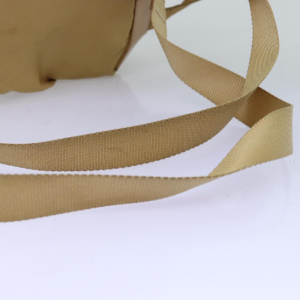 PRADA Backpack Nylon Beige Auth 73873