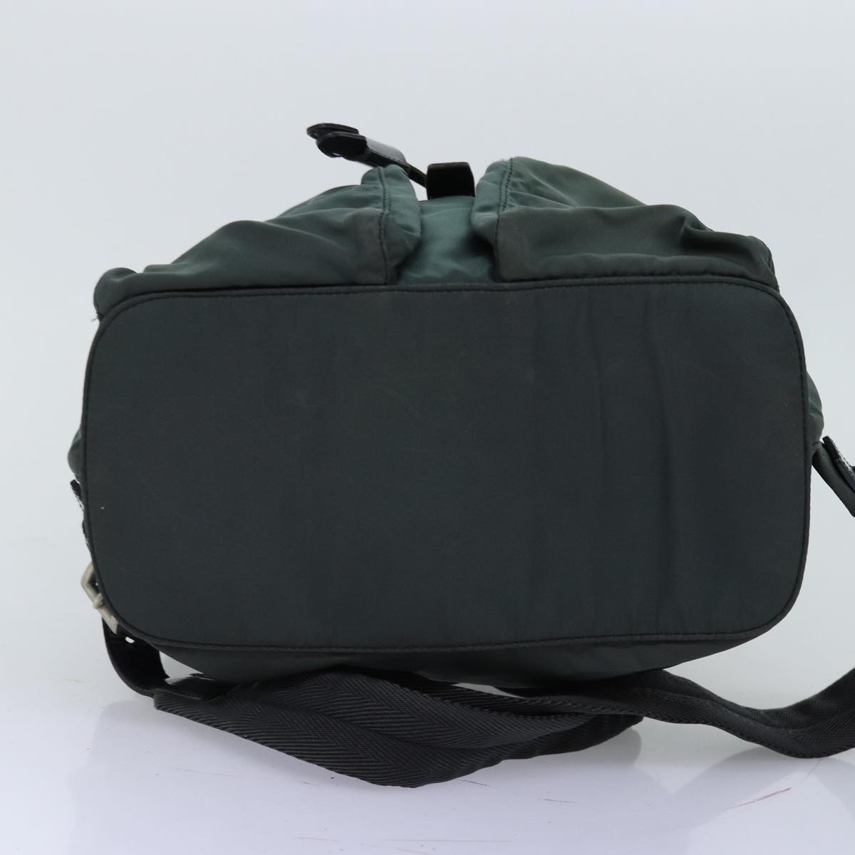 PRADA Backpack Nylon Green Auth 73875