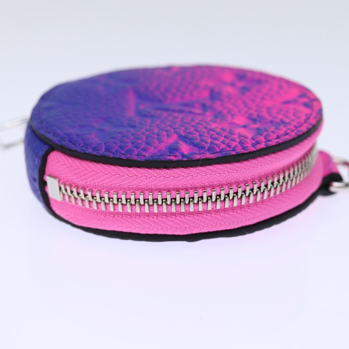 LOUIS VUITTON Monogram Illusion Trio Pouch NM Pouch Green Pink LV Auth 73911SM
