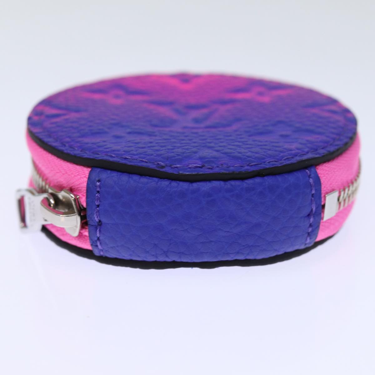 LOUIS VUITTON Monogram Illusion Trio Pouch NM Pouch Green Pink LV Auth 73911SM