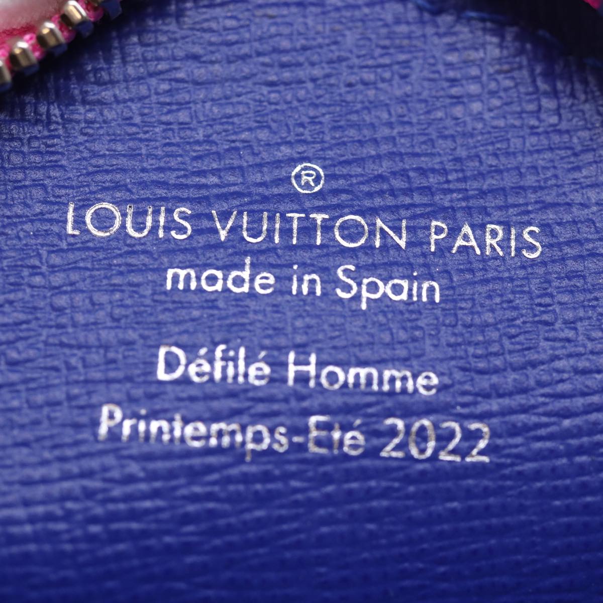 LOUIS VUITTON Monogram Illusion Trio Pouch NM Pouch Green Pink LV Auth 73911SM