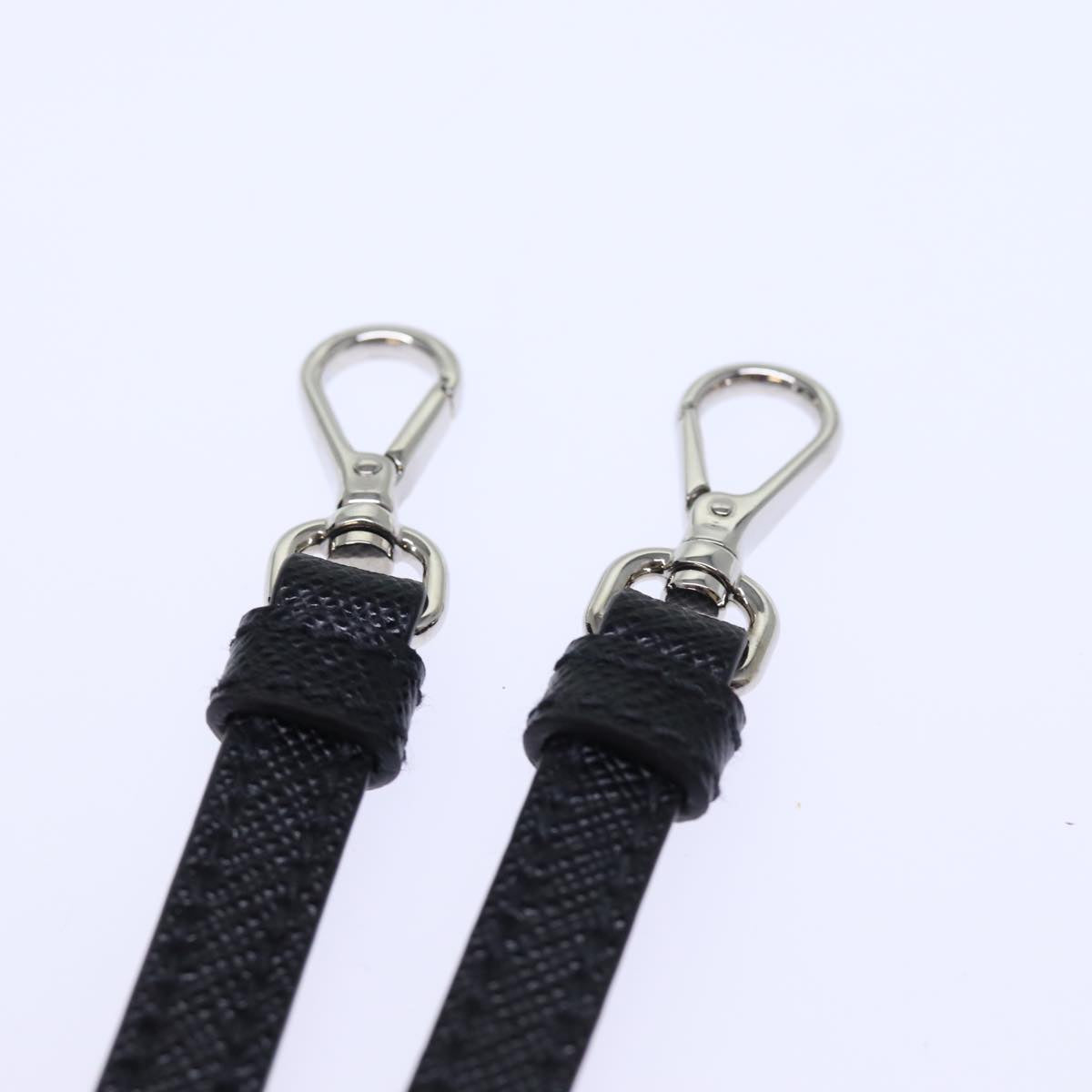 PRADA Chain Shoulder Bag Nylon 2way Black Auth 73993AM