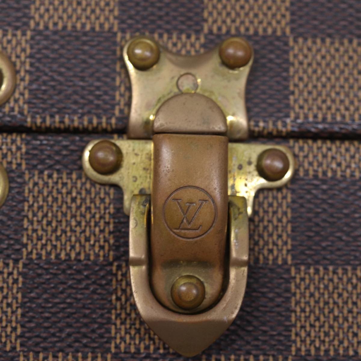 LOUIS VUITTON Damier Ebene Attache Case Hand Bag LV Auth 74042SM