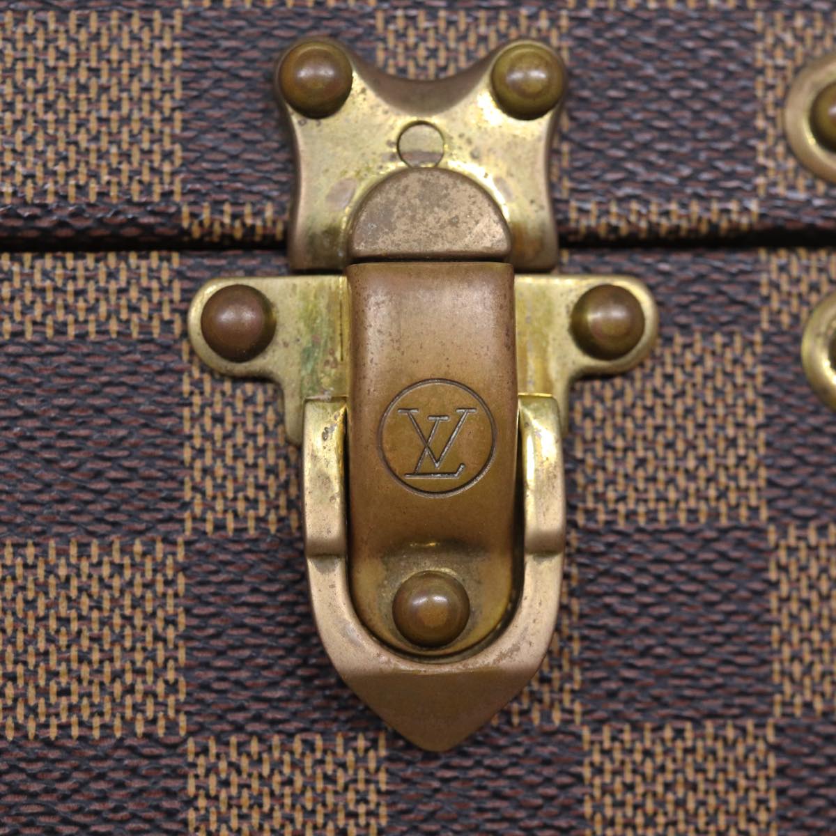 LOUIS VUITTON Damier Ebene Attache Case Hand Bag LV Auth 74042SM