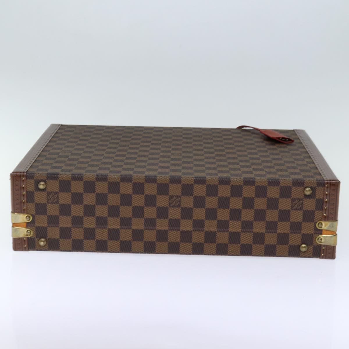 LOUIS VUITTON Damier Ebene Attache Case Hand Bag LV Auth 74042SM