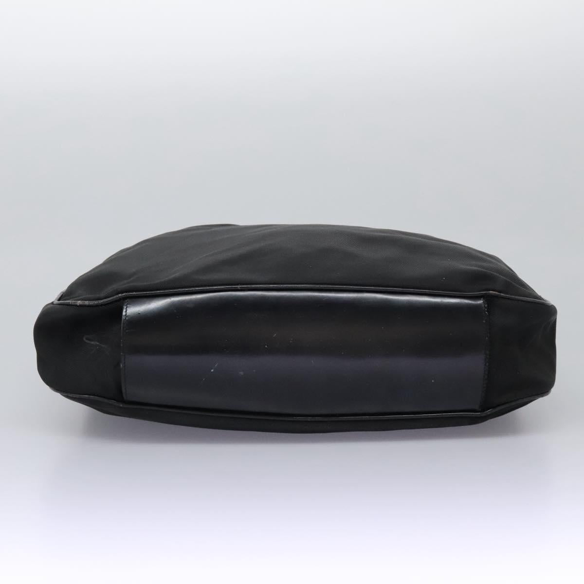 GUCCI Bamboo Hand Bag Nylon 2way Black 001 2058 1577 5 Auth 74234