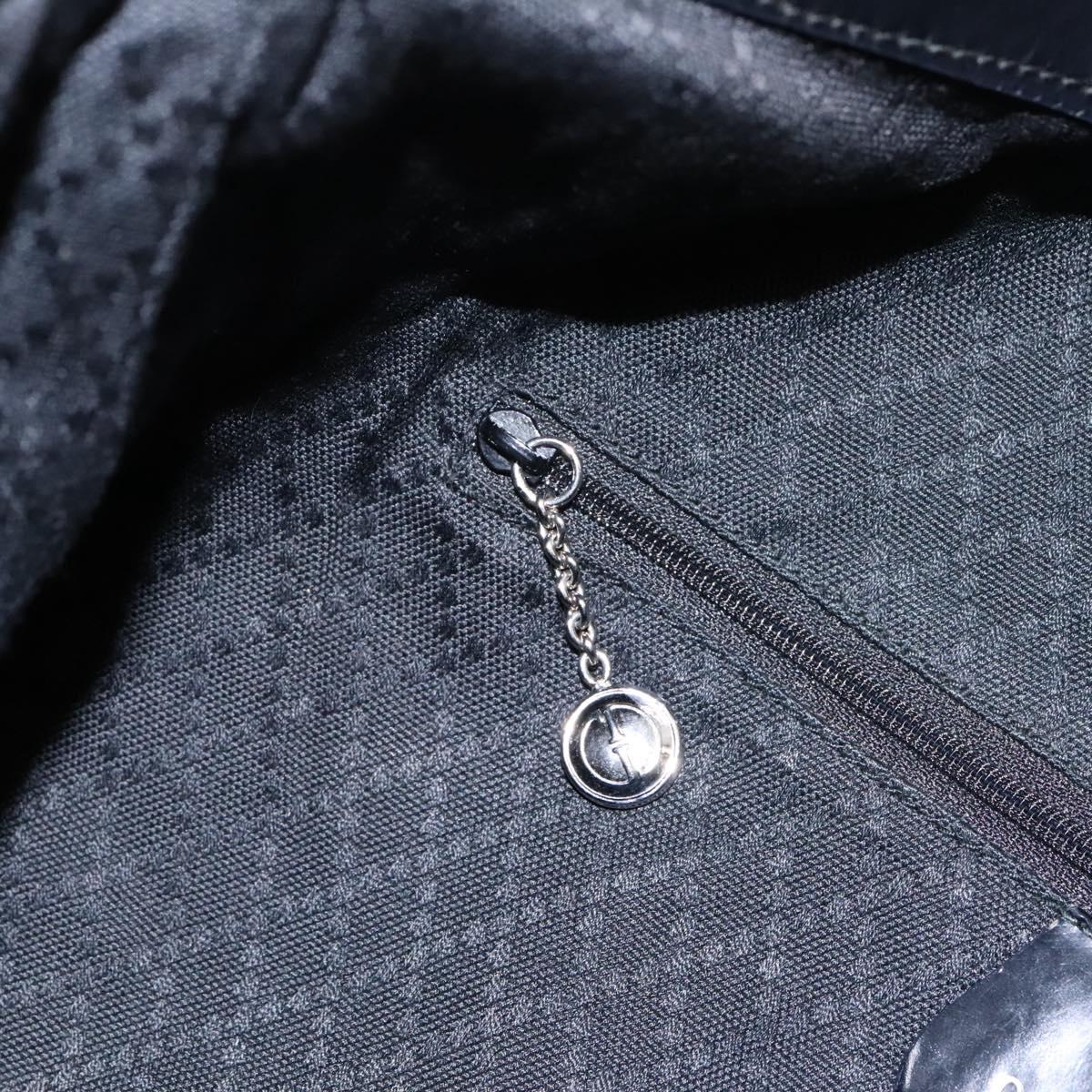 GUCCI Bamboo Hand Bag Nylon 2way Black 001 2058 1577 5 Auth 74234