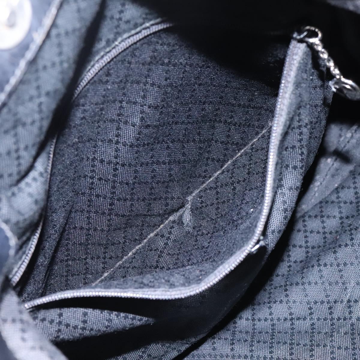 GUCCI Bamboo Hand Bag Nylon 2way Black 001 2058 1577 5 Auth 74234