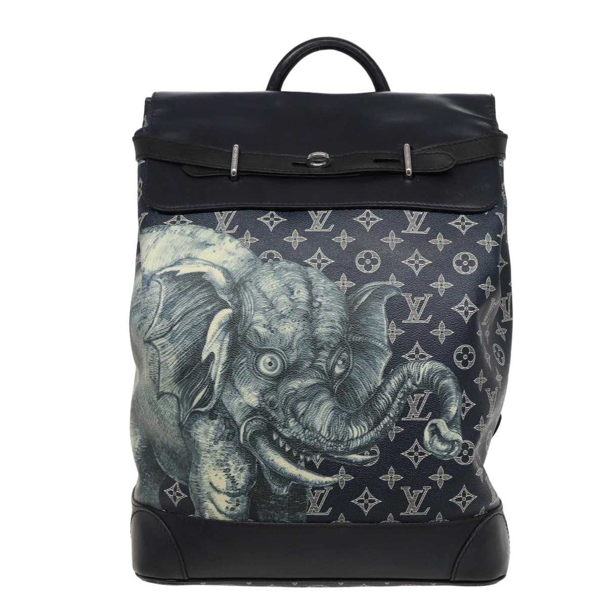 LOUIS VUITTON Monogram Savanna Steamer Backpack Black M54126 LV Auth 74279SA