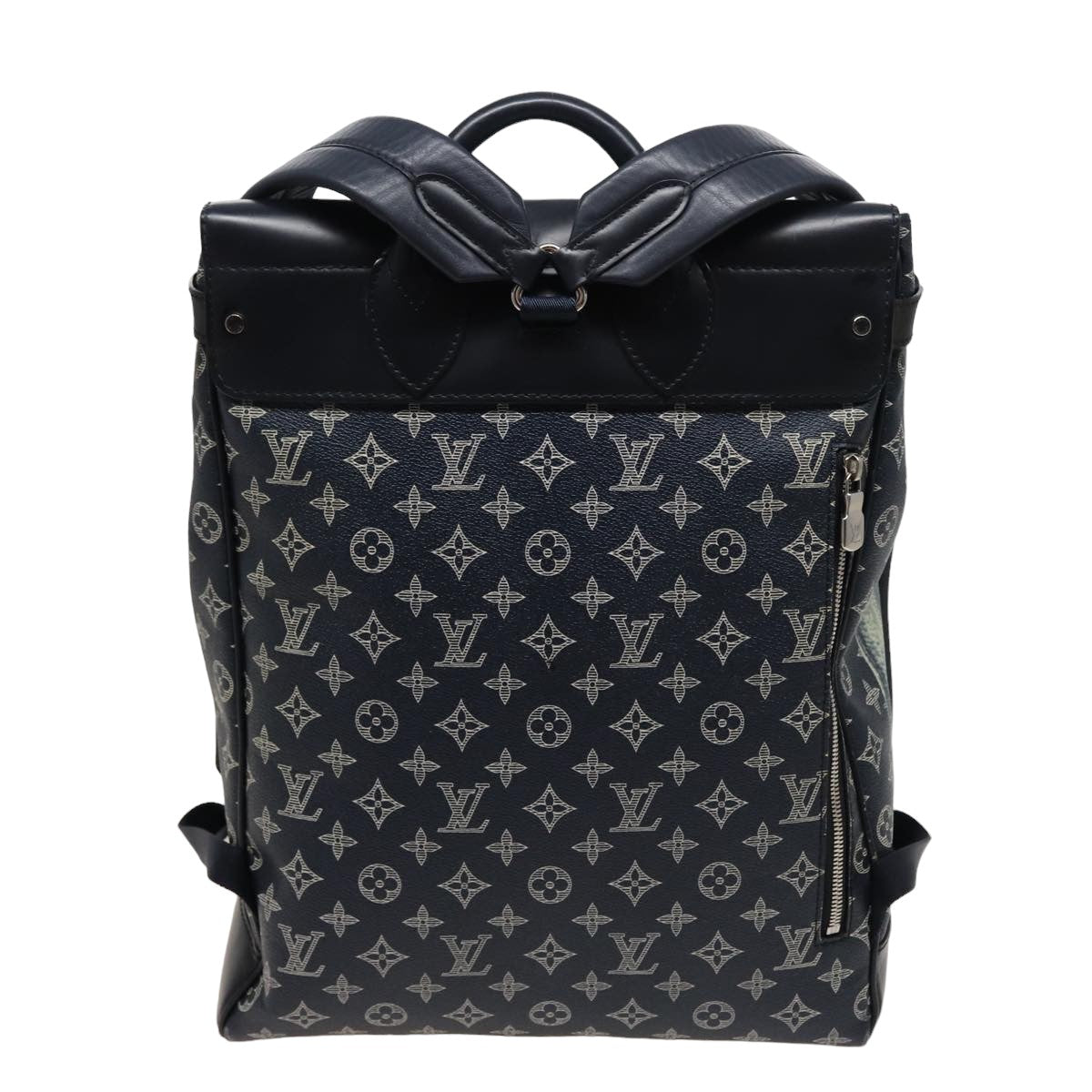 LOUIS VUITTON Monogram Savanna Steamer Backpack Black M54126 LV Auth 74279SA