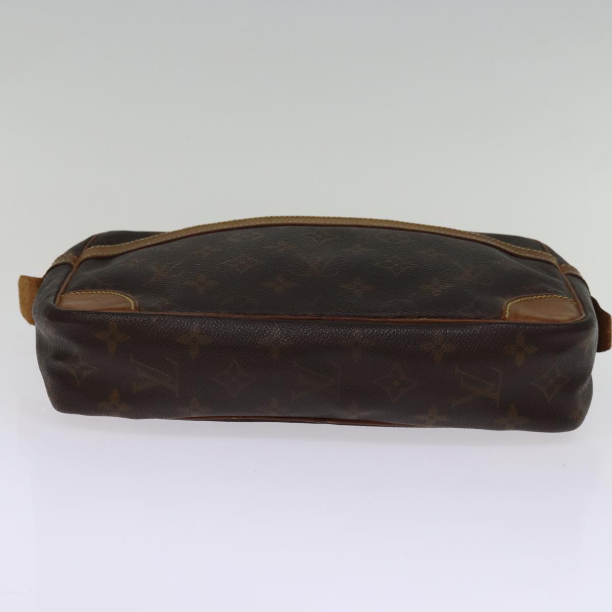 LOUIS VUITTON Monogram Compiegne 28 Clutch Bag M51845 LV Auth 74301