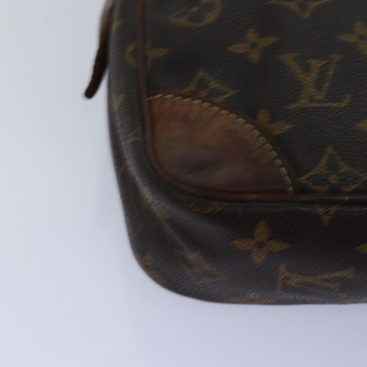 LOUIS VUITTON Monogram Compiegne 28 Clutch Bag M51845 LV Auth 74303