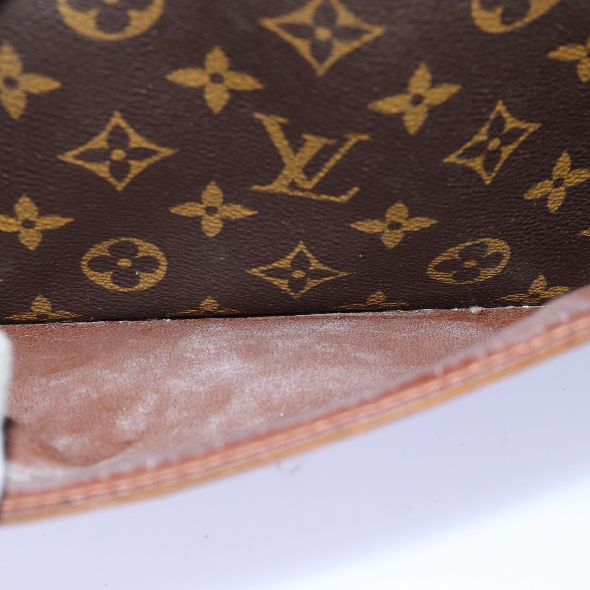 LOUIS VUITTON Monogram Compiegne 28 Clutch Bag M51845 LV Auth 74303