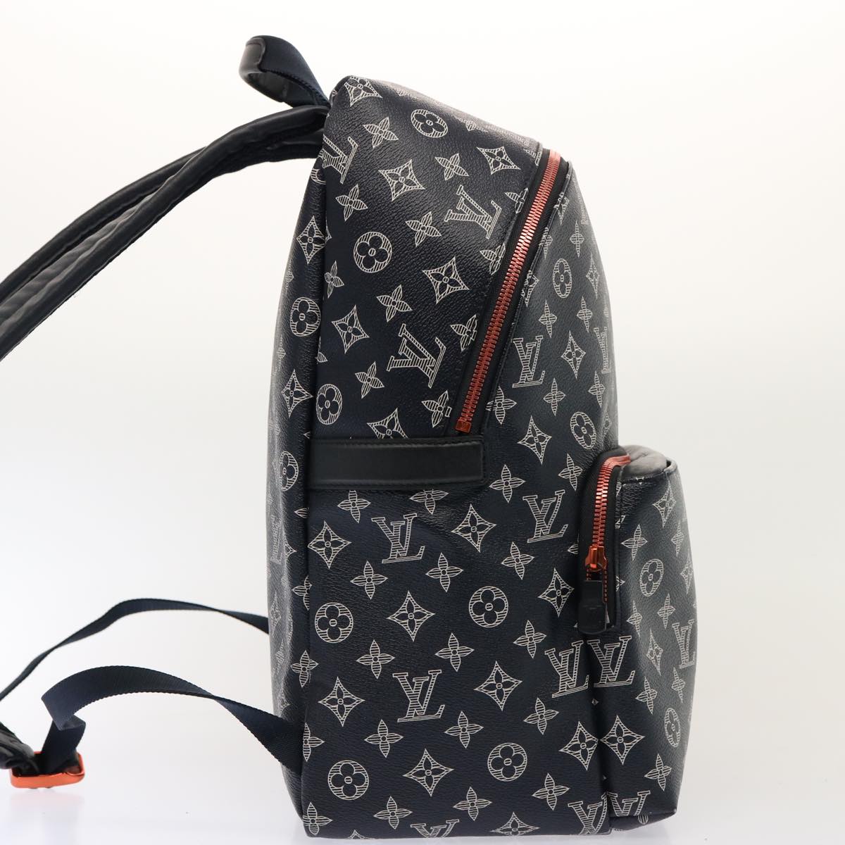 LOUIS VUITTON Monogram Ink Apollo Backpack Navy Red White M43676 LV Auth 74436SA