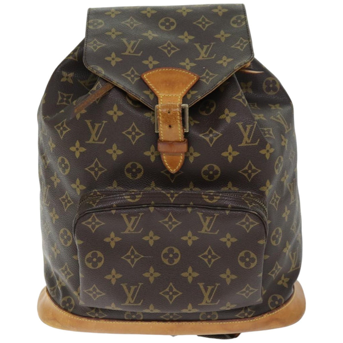 LOUIS VUITTON Monogram Montsouris GM Backpack M51135 LV Auth 74465