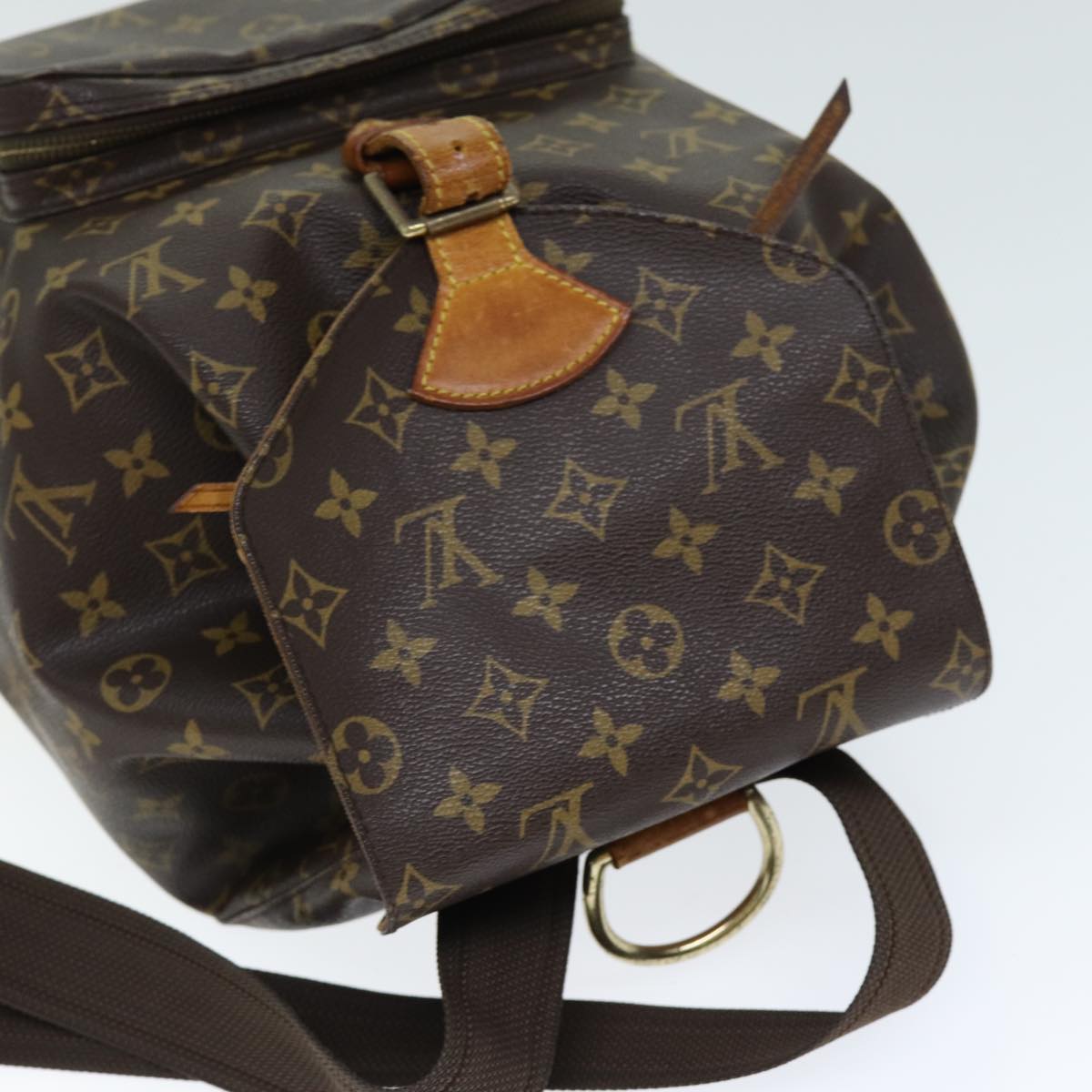 LOUIS VUITTON Monogram Montsouris GM Backpack M51135 LV Auth 74465