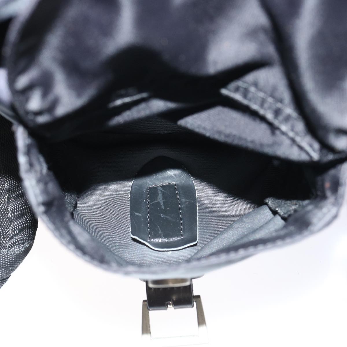 PRADA Backpack Nylon Black Auth 74483