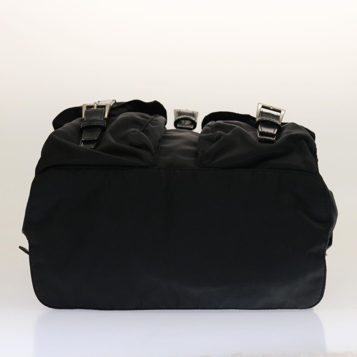 PRADA Backpack Nylon Black Auth 74483