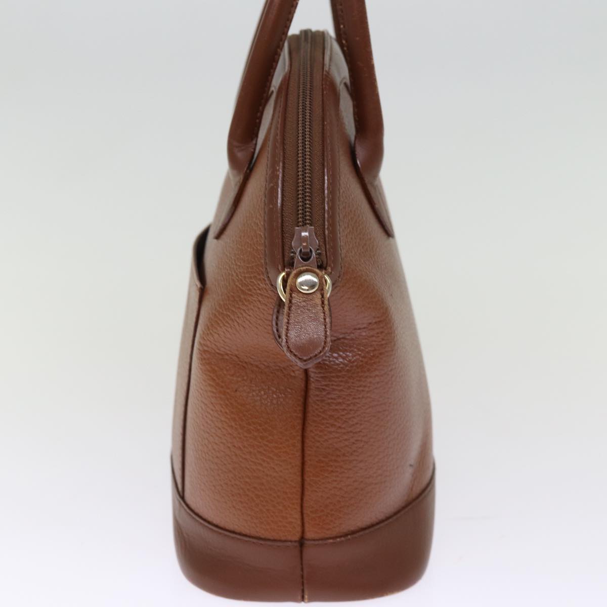 Burberrys Hand Bag Leather 2way Brown Auth 74572