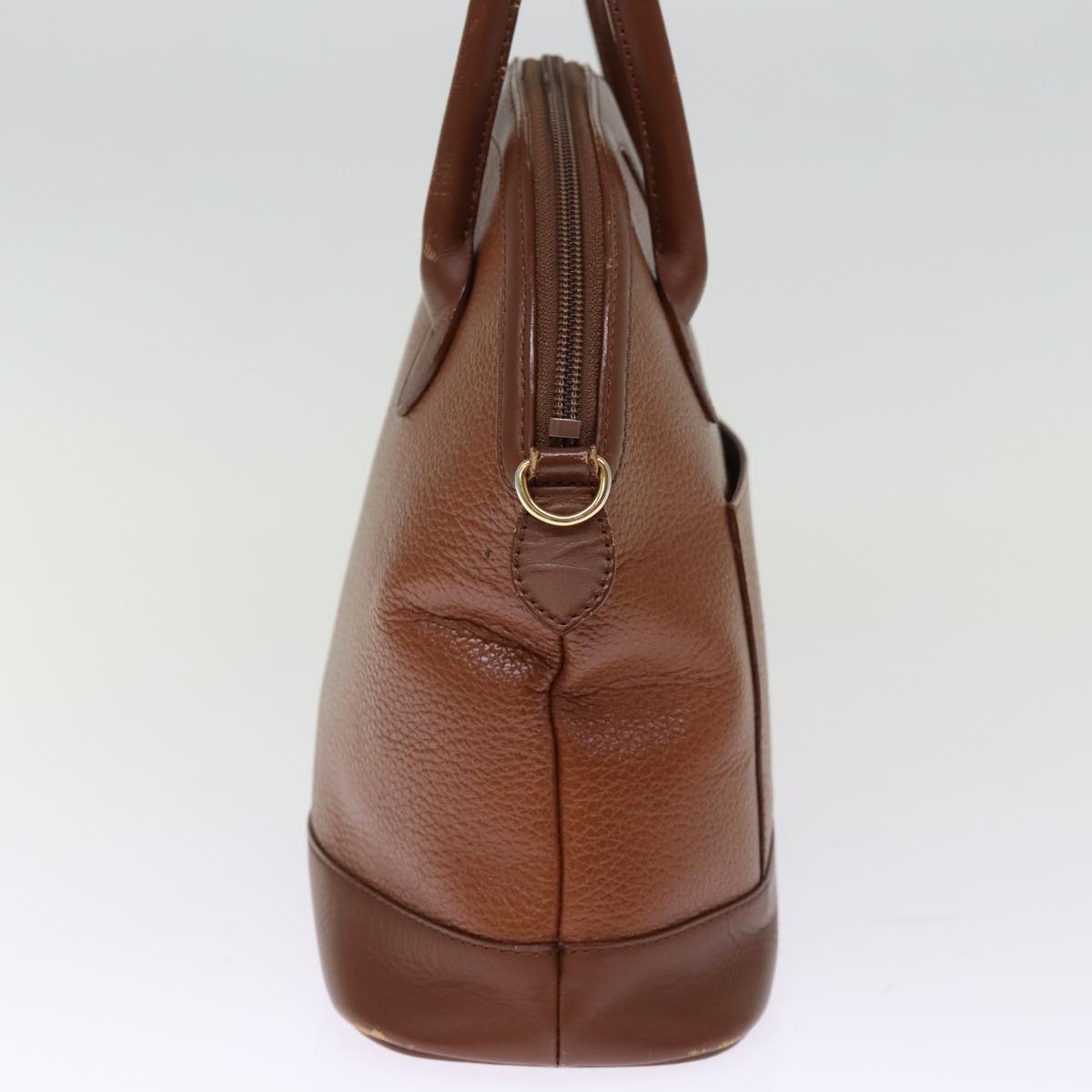 Burberrys Hand Bag Leather 2way Brown Auth 74572