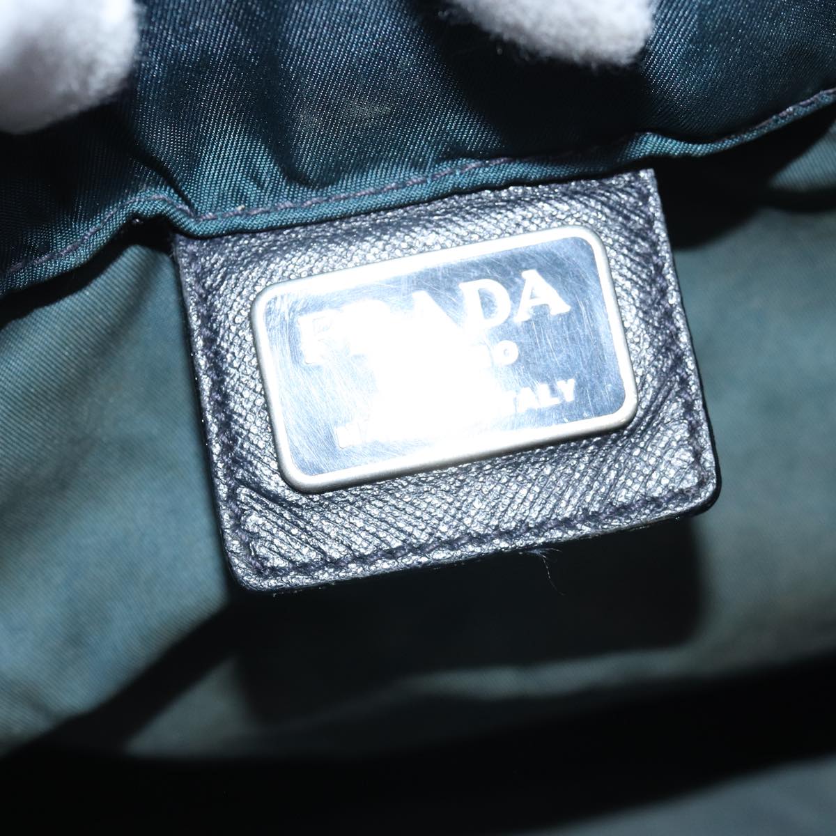 PRADA Backpack Nylon Green Auth 74575