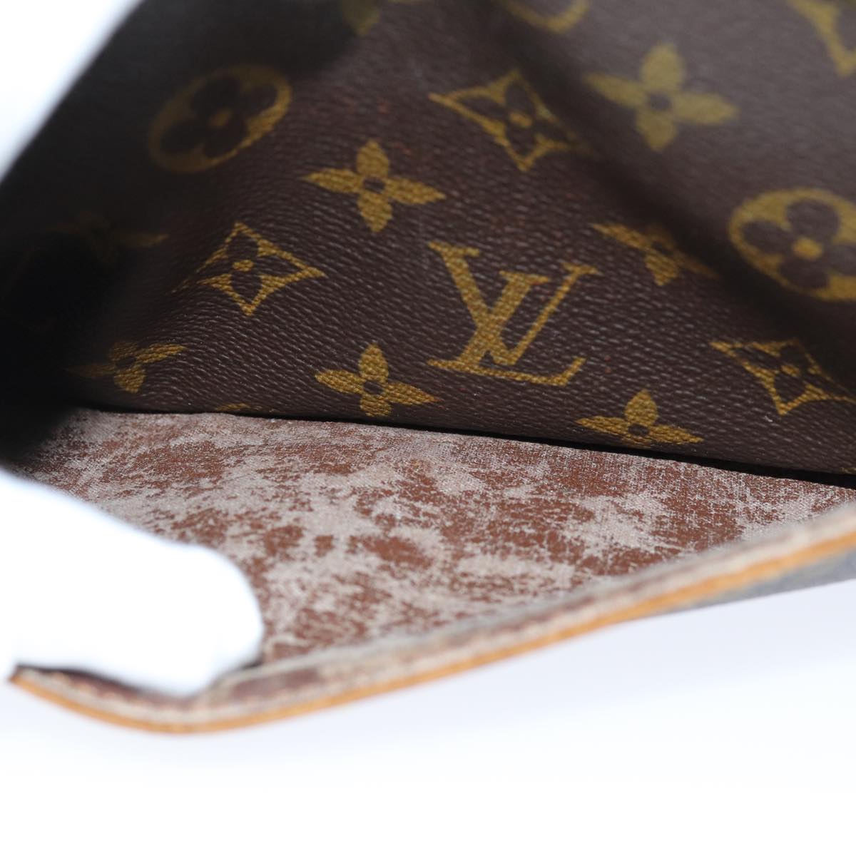 LOUIS VUITTON Monogram Compiegne 23 Clutch Bag M51847 LV Auth 74580