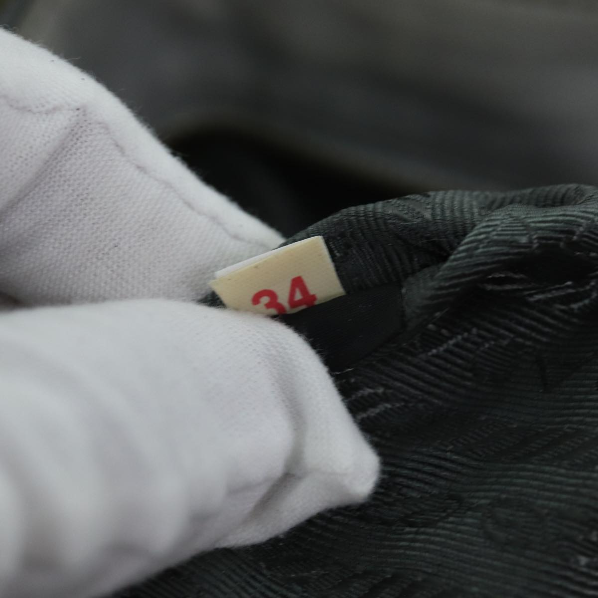 PRADA Hand Bag Nylon 2way Green Auth 74635