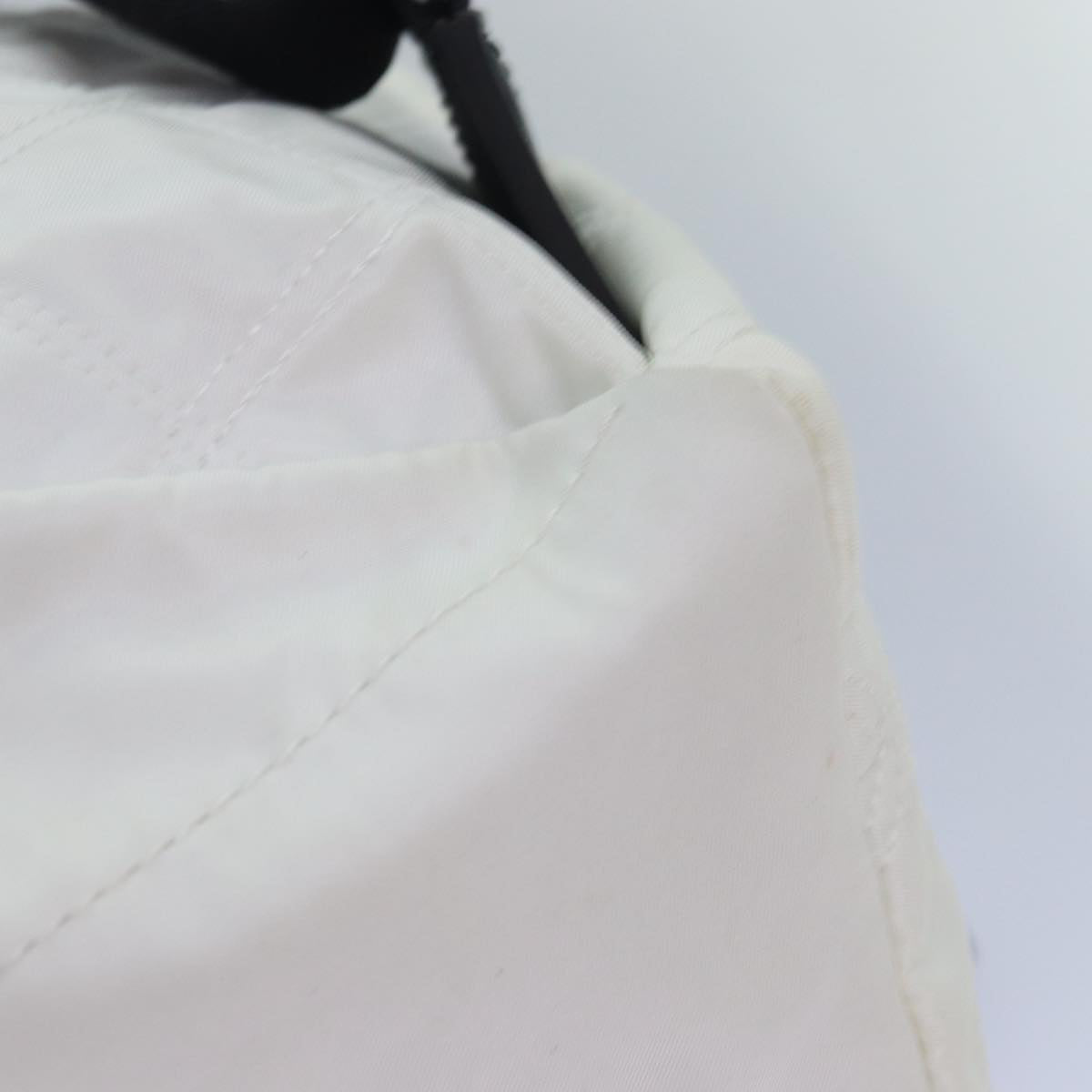 Moncler Backpack Nylon White Auth 74678