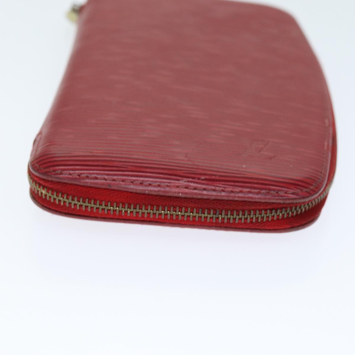 LOUIS VUITTON Epi Agenda Geode Wallet Red M63877 LV Auth 75005