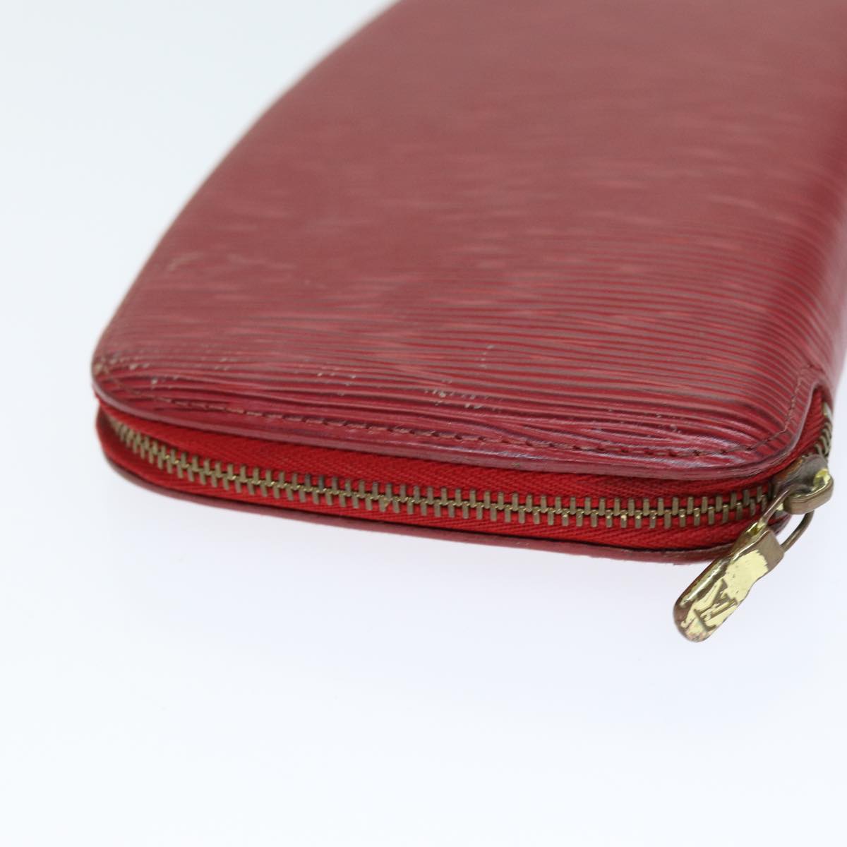 LOUIS VUITTON Epi Agenda Geode Wallet Red M63877 LV Auth 75005