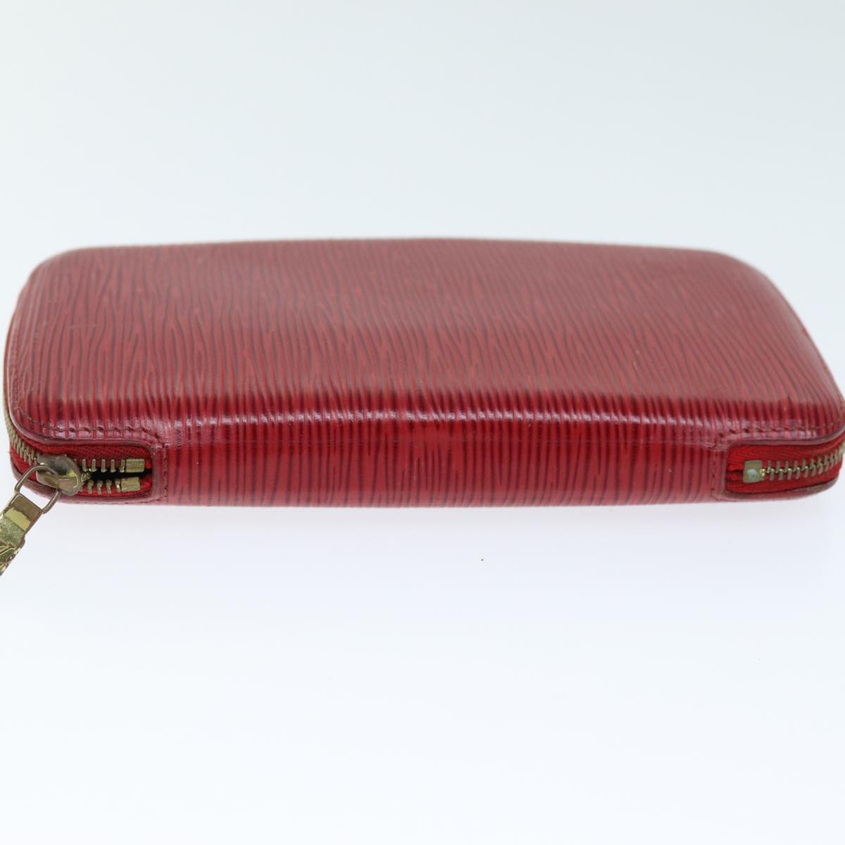 LOUIS VUITTON Epi Agenda Geode Wallet Red M63877 LV Auth 75005