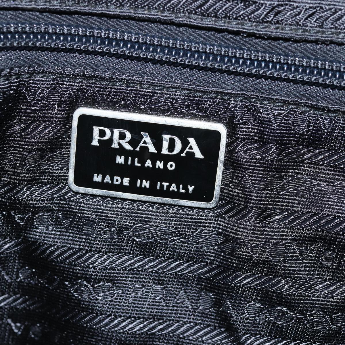 PRADA Backpack Nylon Khaki Auth 75018