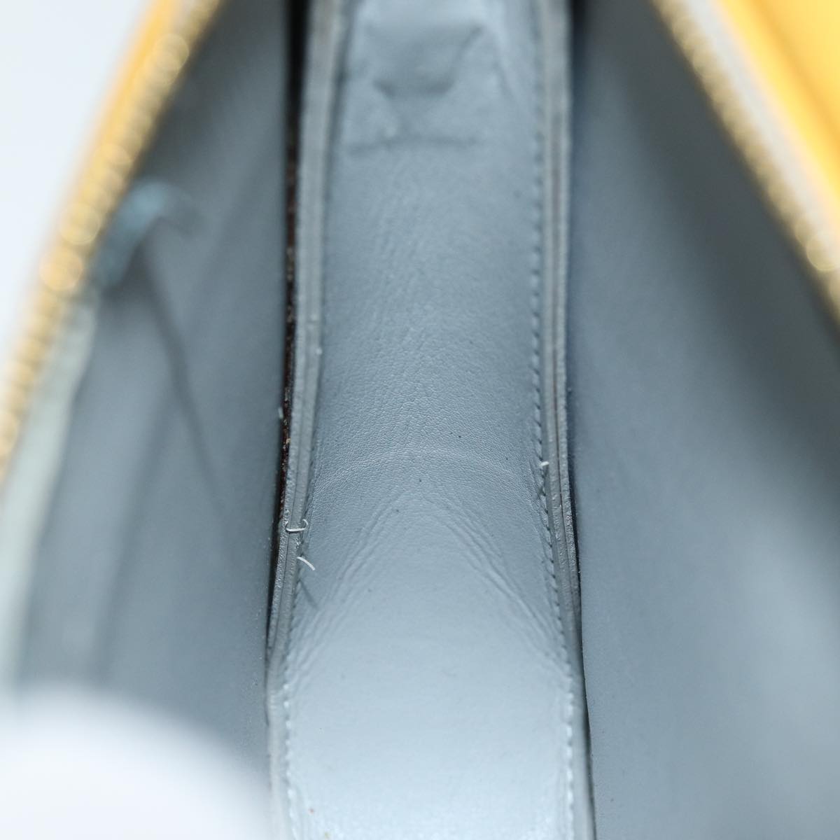 LOUIS VUITTON Monogram Vernis Motto Accessory Pouch Gris M91030 LV Auth 75041