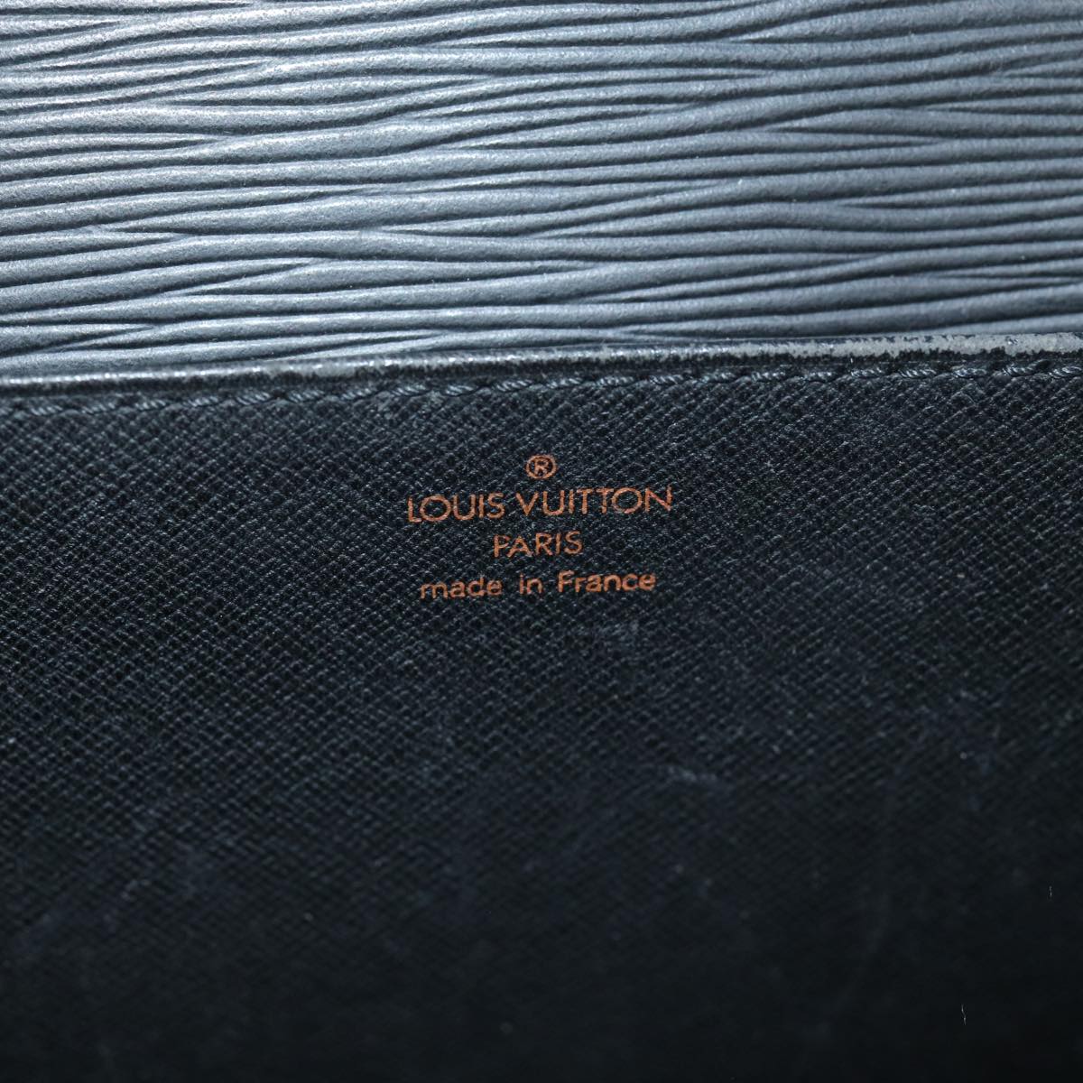 LOUIS VUITTON Epi Serviette Conseiller Briefcase Black M54422 LV Auth 75093