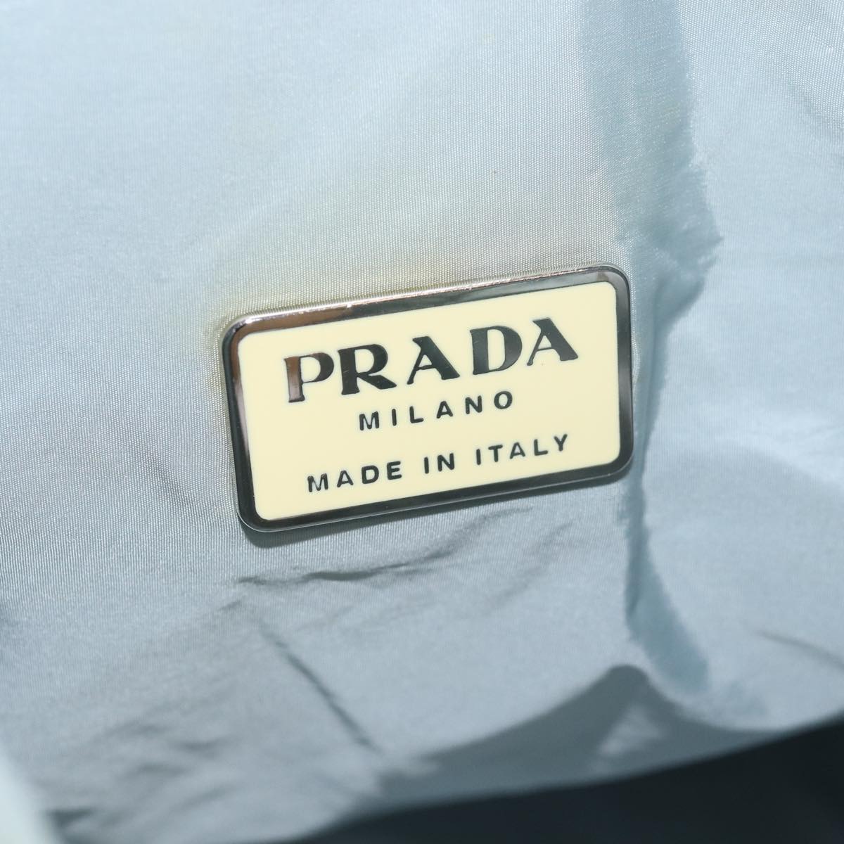 PRADA Sports Backpack Nylon Gray Auth 75123